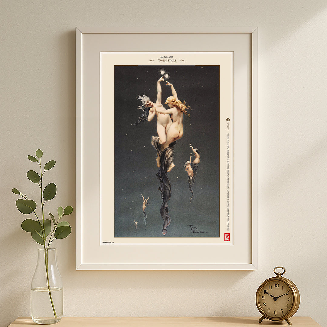 Twin Stars de Luis Ricardo Falero- Print 30x45cm