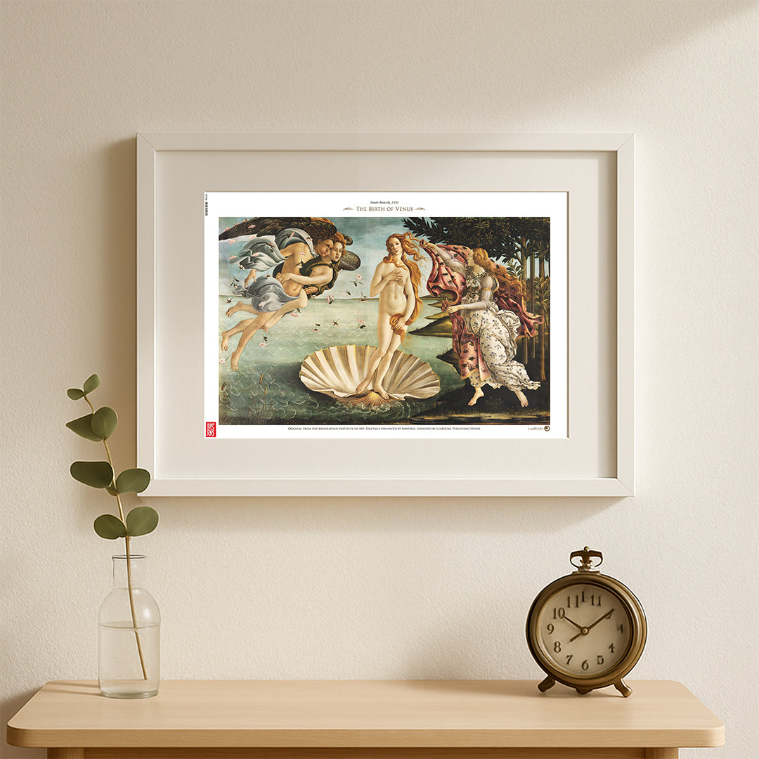 El Nacimiento de Venus de Sandro Botticelli- Print 30x45cm
