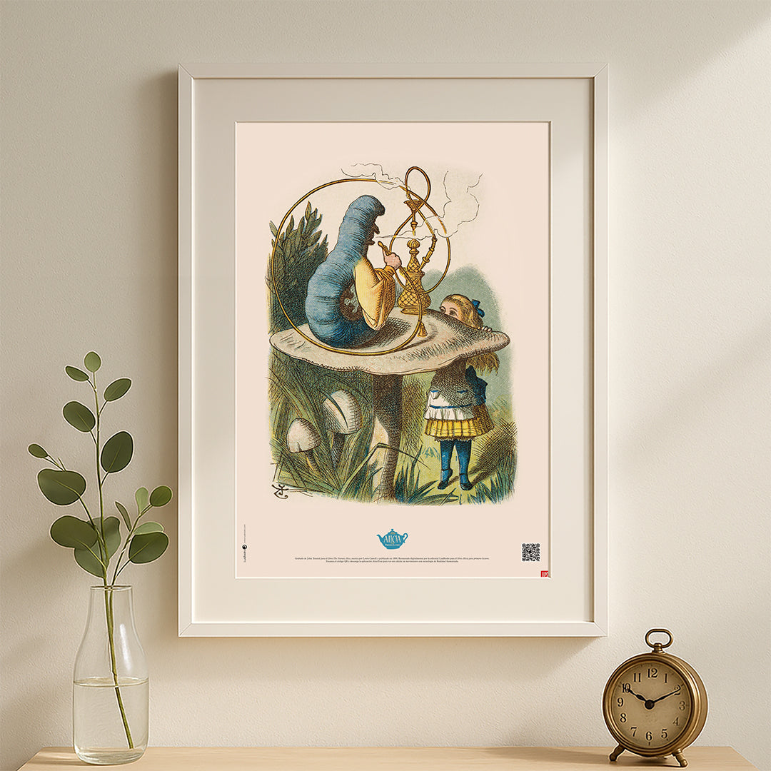 Oruga de Alicia en el País de las Maravillas - Print 30x45cm