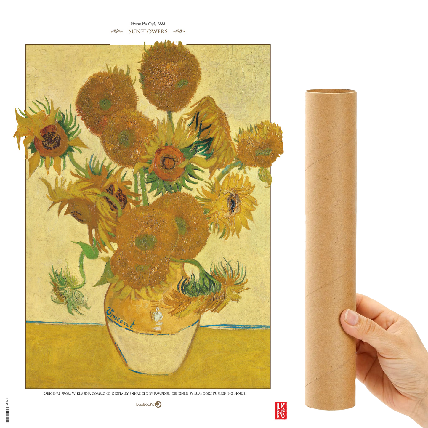 Girasoles de Vincent van Gogh - Print 30x45cm