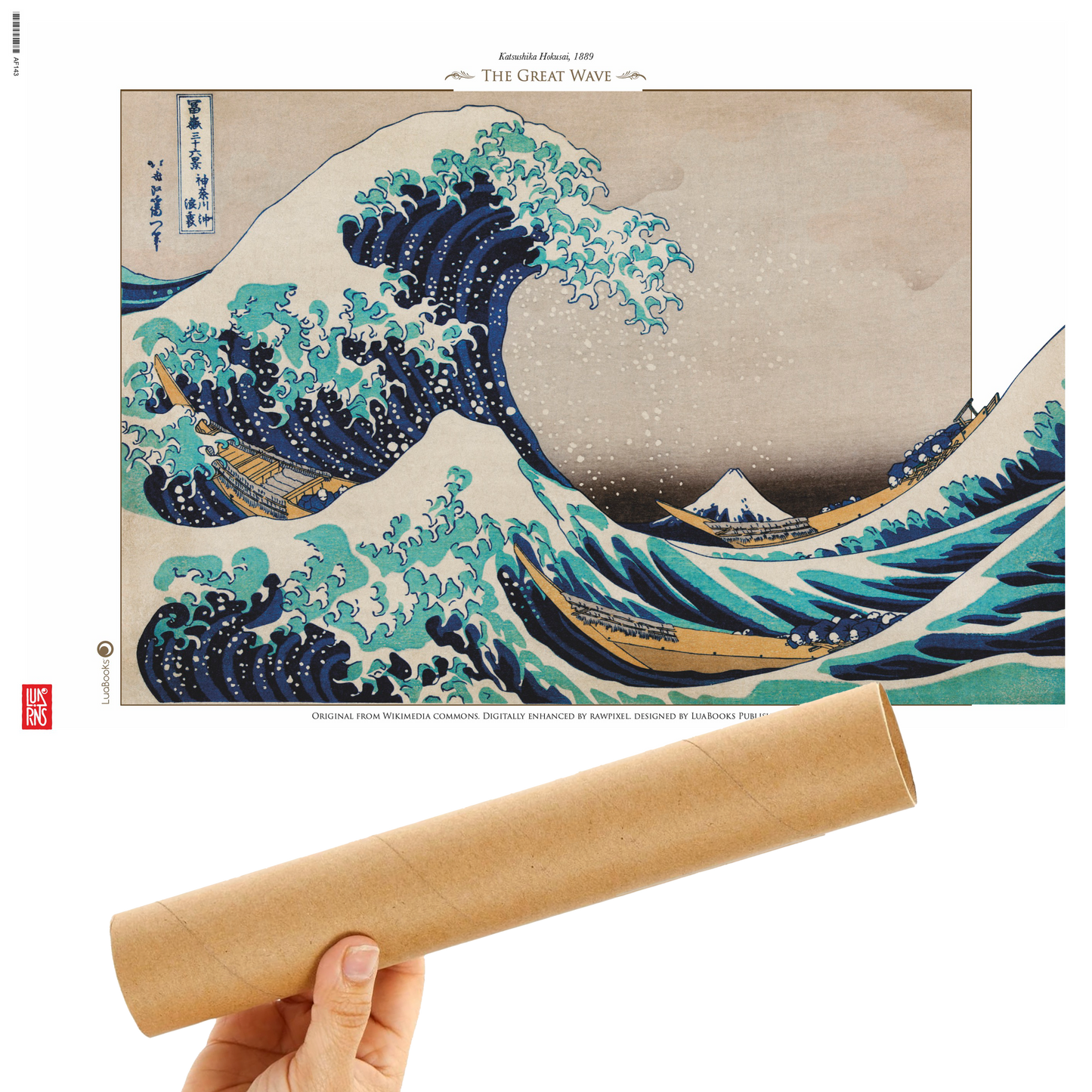 La ola de Hokusai - Print 30x45cm