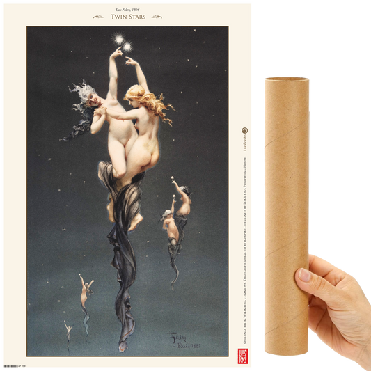 Twin Stars de Luis Ricardo Falero- Print 30x45cm