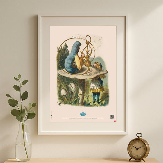 Oruga de Alicia en el País de las Maravillas - Print 30x45cm