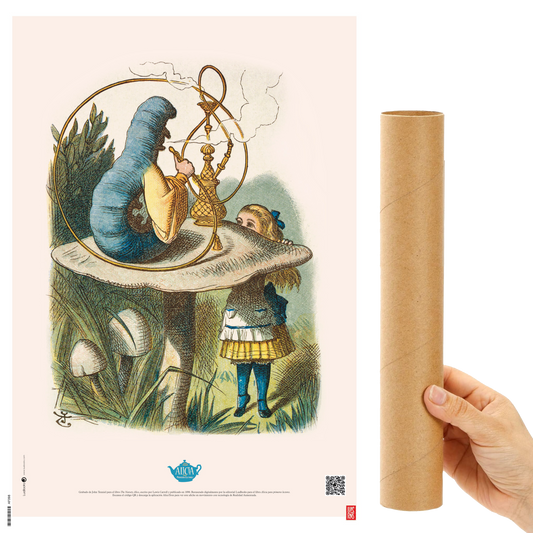 Oruga de Alicia en el País de las Maravillas - Print 30x45cm