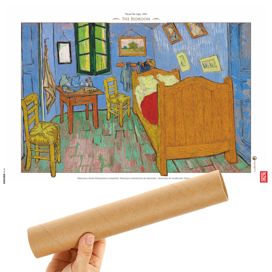 El dormitorio en Arlés II - Vincent van Gogh - Print 30x45cm