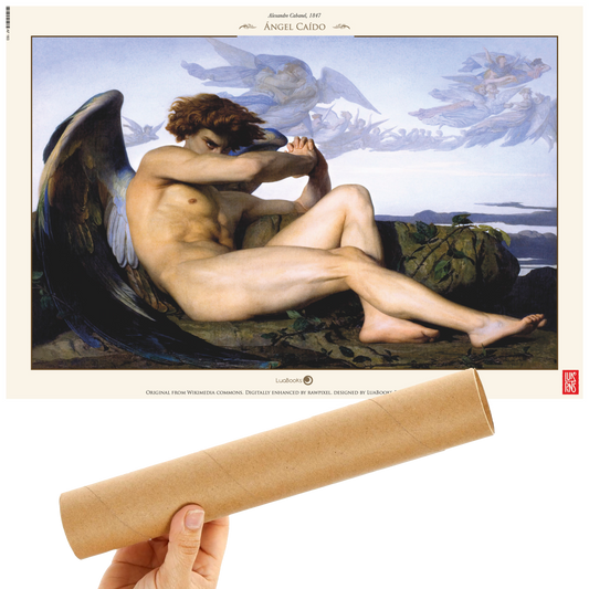 El ángel caído de Alexandre Cabanel - Print 30x45cm