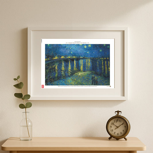 Noche estrellada sobre el Ródano de Vincent van Gogh - Print 30x45cm