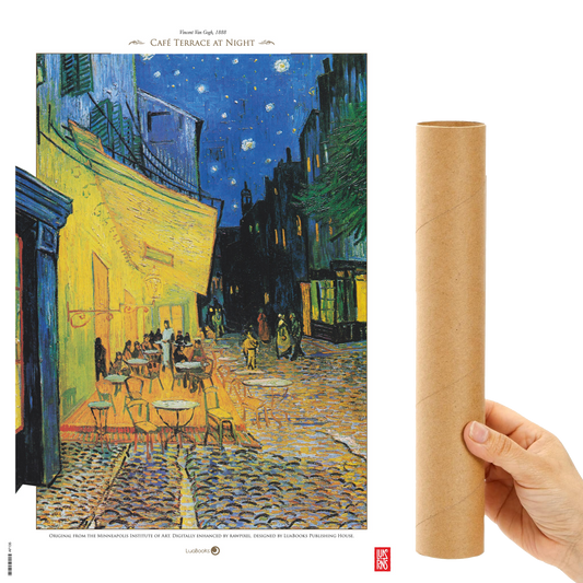 Terraza de café por la noche de Vincent van Gogh - Print 30x45cm