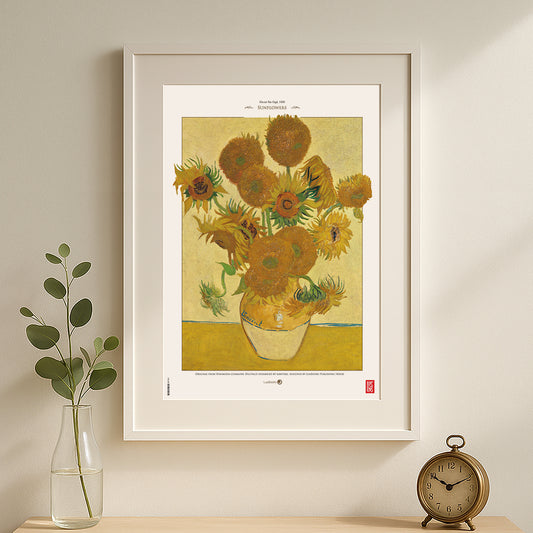 Girasoles de Vincent van Gogh - Print 30x45cm