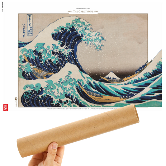 La ola de Hokusai - Print 30x45cm