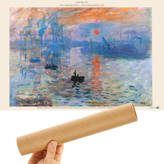Sol naciente de Monet  - Print 30x45cm