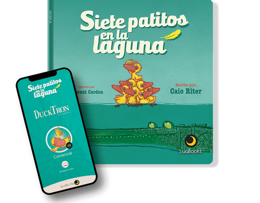 Siete patitos en la laguna